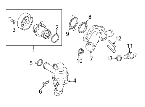 2018 Audi TT RS Quattro Water Pump