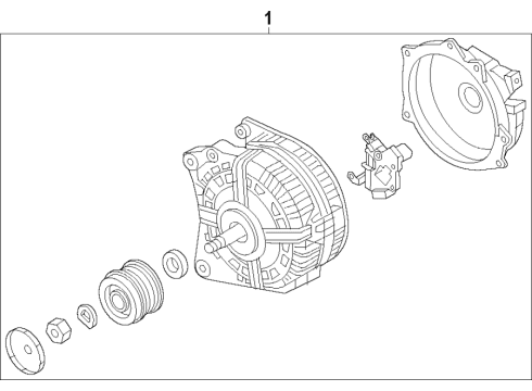 2022 Audi RS7 Sportback Alternator