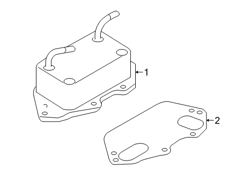 2007 Audi A4 Quattro Oil Cooler