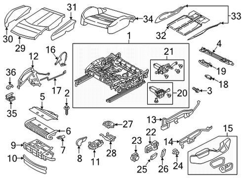 2022 Audi RS7 Sportback Lumbar Control Seats