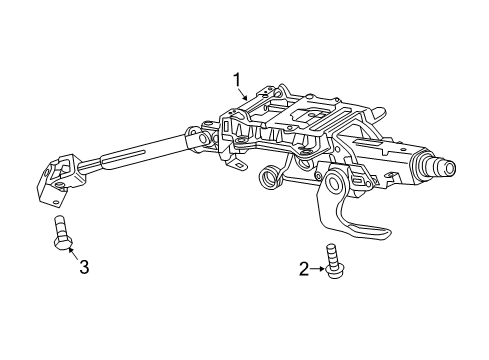 2016 Audi Q3 Steering Column & Wheel, Steering Gear & Linkage Diagram 2