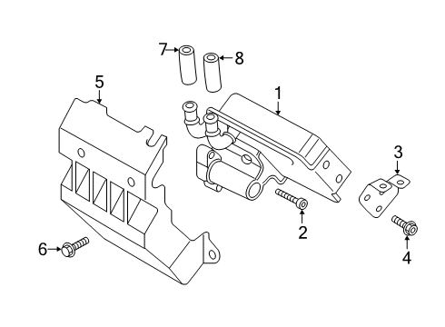 2022 Audi A6 Quattro Oil Cooler  Diagram 1