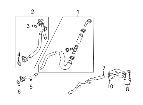 2019 Audi A3 Hoses, Lines & Pipes Diagram 6