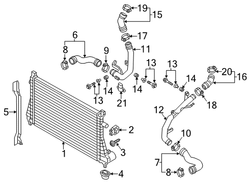 2016 Audi A3 Intercooler Diagram 2