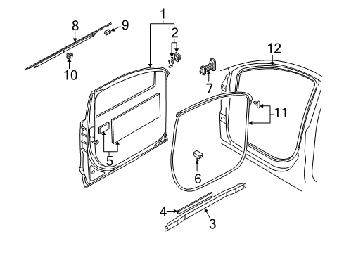 2009 Audi Q7 Front Door