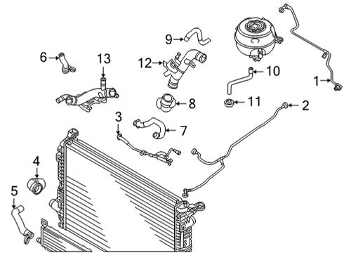 2021 Audi RS6 Avant Hoses, Lines & Pipes Diagram 2