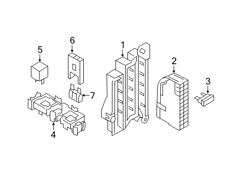 2013 Audi A6 Quattro Fuse & Relay Diagram 1