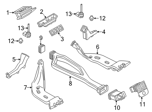 2016 Audi A3 Ducts Diagram 1