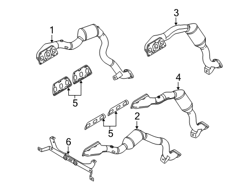 2005 Audi A8 Quattro Exhaust Manifold Diagram 2