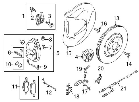 2018 Audi SQ5 ABS Control Unit Diagram for 80A-614-517-C-BEF