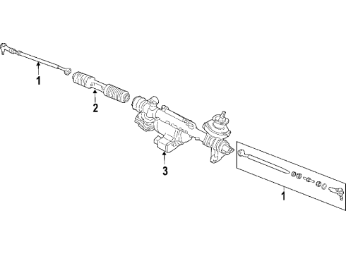 2009 Audi A3 Steering Column & Wheel, Steering Gear & Linkage Diagram 4