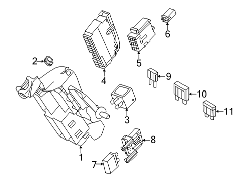 2022 Audi RS5 Fuse & Relay Diagram 3