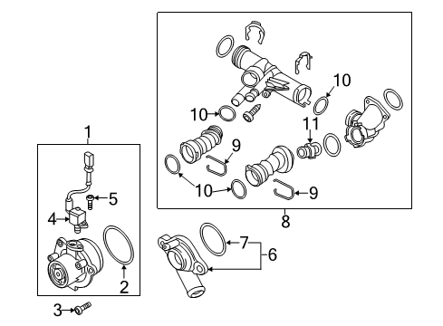 2015 Audi A3 Water Pump Diagram 7