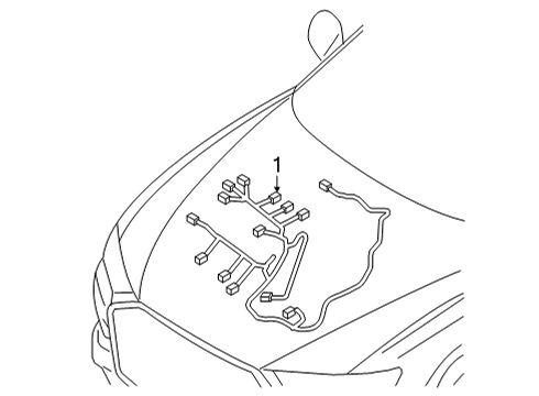 2022 Audi A6 allroad Wiring Harness