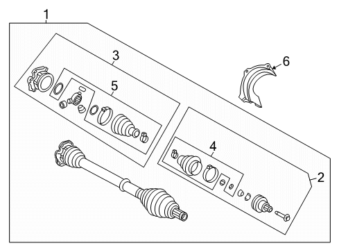 2023 Audi A7 Sportback Drive Axles - Front