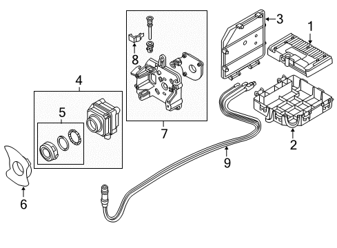 2015 Audi S7 Electrical Components Diagram 4