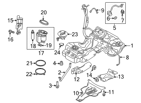 2015 Audi S4 Fuel Supply Diagram 2