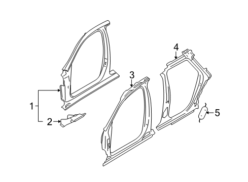 2006 Audi A6 Quattro Aperture Panel Diagram 2