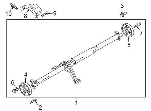 2017 Audi TT Quattro Drive Shaft - Rear