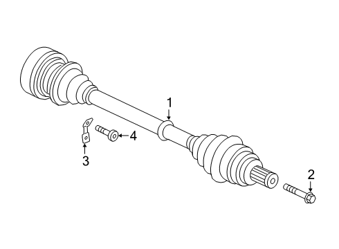 2022 Audi S6 Drive Axles - Rear