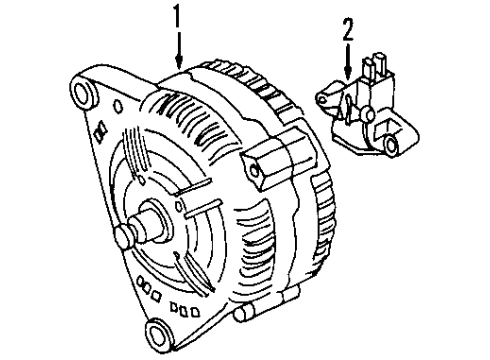 2009 Audi S4 Alternator