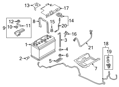 2018 Audi TT RS Quattro Battery