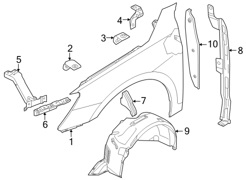 2023 Audi RS3 Fender & Components