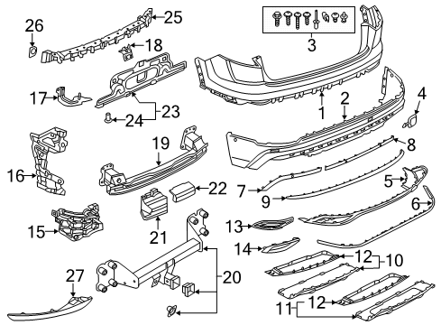 2022 Audi SQ8 Bumper & Components - Rear