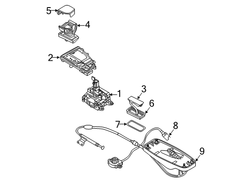 2022 Audi Q5 Shifter Housing