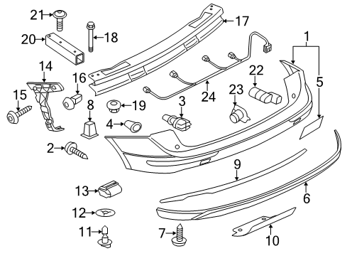 2011 Audi Q5 Parking Aid Diagram 5