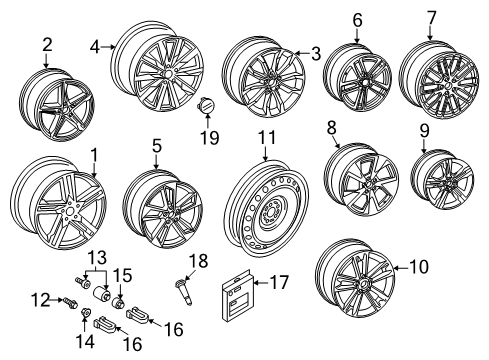 2017 Audi A4 Wheels Diagram 2