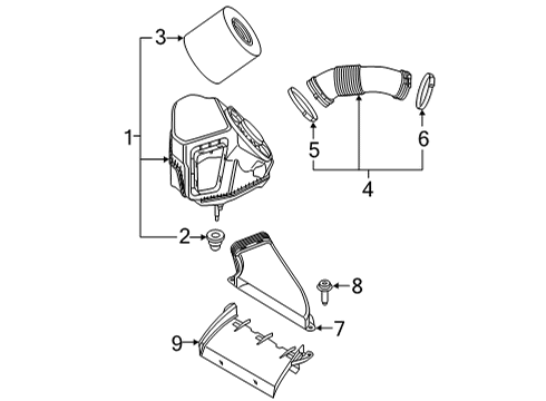 2022 Audi A6 allroad Air Intake