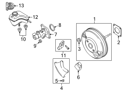 2010 Audi TT Quattro Dash Panel Components