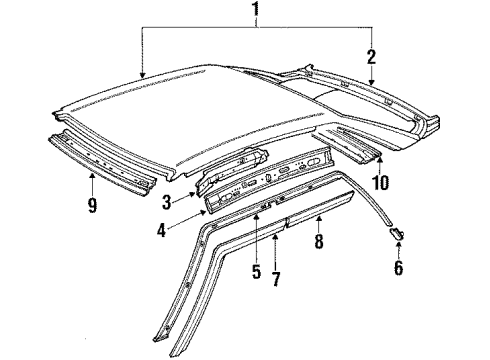 1992 Audi 80 Quattro Roof & Components