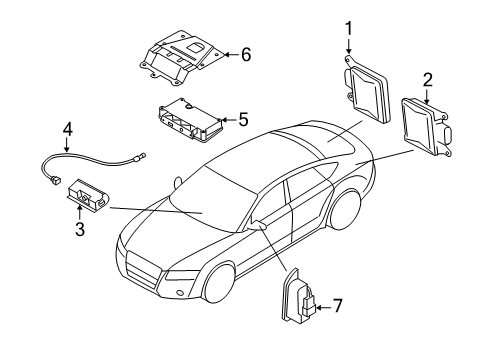 2017 Audi S7 Lane Departure Warning Diagram 2