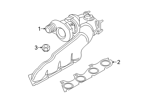 2018 Audi RS7 Exhaust Manifold