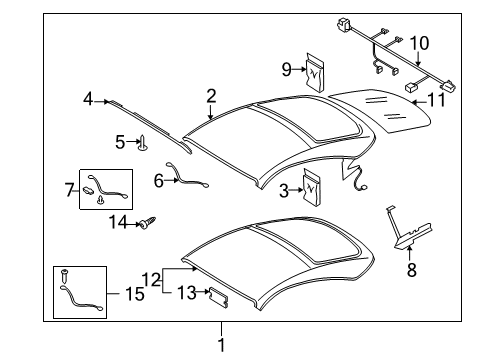 2010 Audi TT Quattro Top Cover & Components