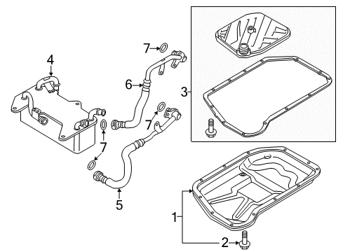 2013 Audi A8 Quattro Transaxle Parts Diagram 2