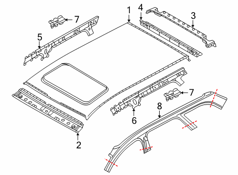 2003 Audi S6 Roof & Components