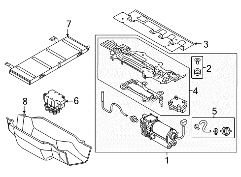 2022 Audi Q5 Air Compressor