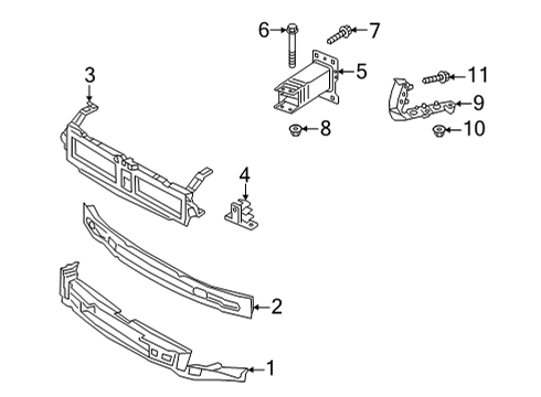 2022 Audi A5 Sportback Bumper & Components - Front