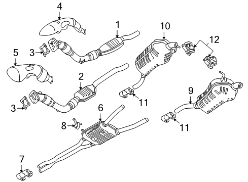 2005 Audi Allroad Quattro Exhaust Components