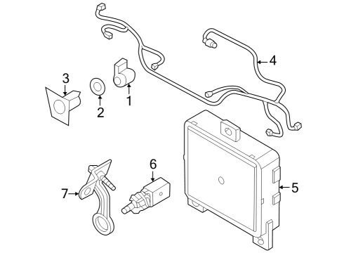 2023 Audi RS3 Electrical Components - Front Bumper