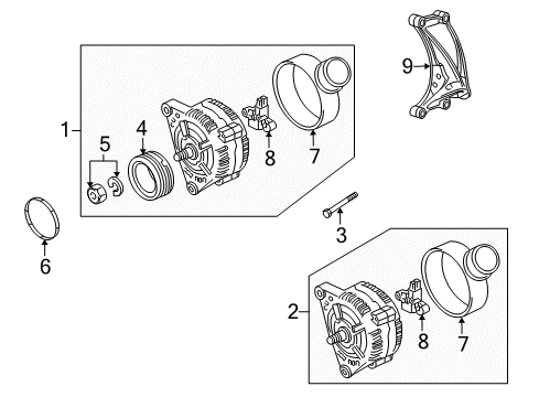 2017 Audi S5 Alternator Diagram 3