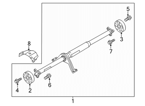 2024 Audi A3 Drive Shaft - Rear