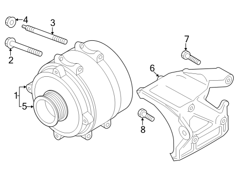 2023 Audi Q7 Alternator