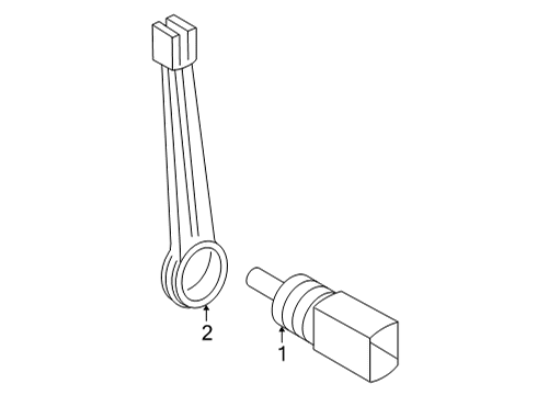 2021 Audi RS7 Sportback Automatic Temperature Controls Diagram 1