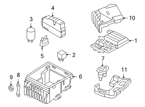 2013 Audi TT Quattro Fuse & Relay Diagram 1