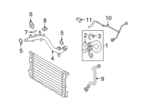 2015 Audi S4 Hoses, Lines & Pipes Diagram 2