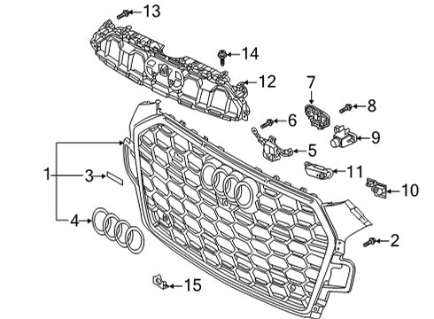 2022 Audi A5 Sportback Grille & Components